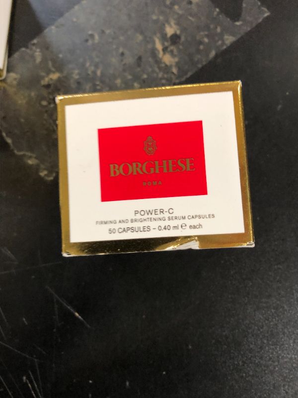 Photo 1 of Borghese Power-C Serum, 50 Capsules - L Ascorbic Acid Vitamin C Serum 20% with Vitamin E for Fine Lines, Wrinkles, & Firmness, for All Skin Types