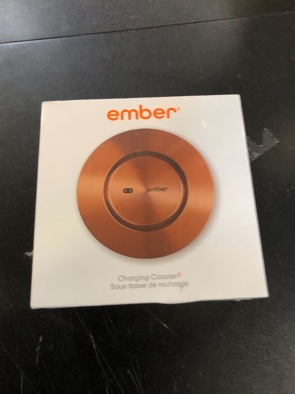 Photo 1 of Ember Charging Coaster 2, Wireless Charging for Use with Ember Temperature Control Smart Mug, Copper