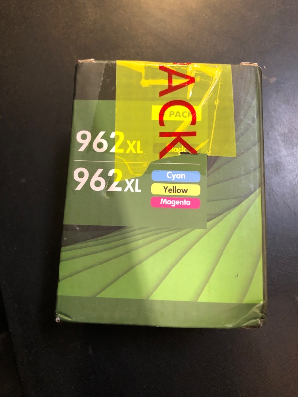 Photo 1 of 962XL Ink Cartridges Combo Pack: Replacement for HP Ink 962XL Black and 962 Color 962XL/962 OfficeJet Pro 9010 Series 9020 9015 9018 9025 9012 9014 9016 9019 9022 9026 9027 9028 9029 Printer