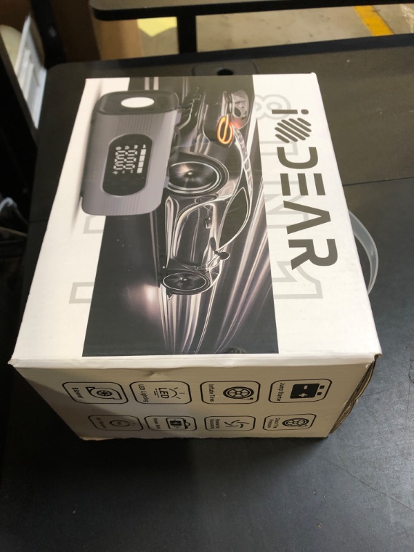 Photo 1 of Car Vacuum Cleaner & Jump Starter with Air Compressor(1250A),Handheld Cordless Tire Inflator 150PSI,Pump for Inflation/Deflation,Portable Charger(12V Battery for 6.5L Gas/4.0L Diesel)8-IN-1 Jumper box