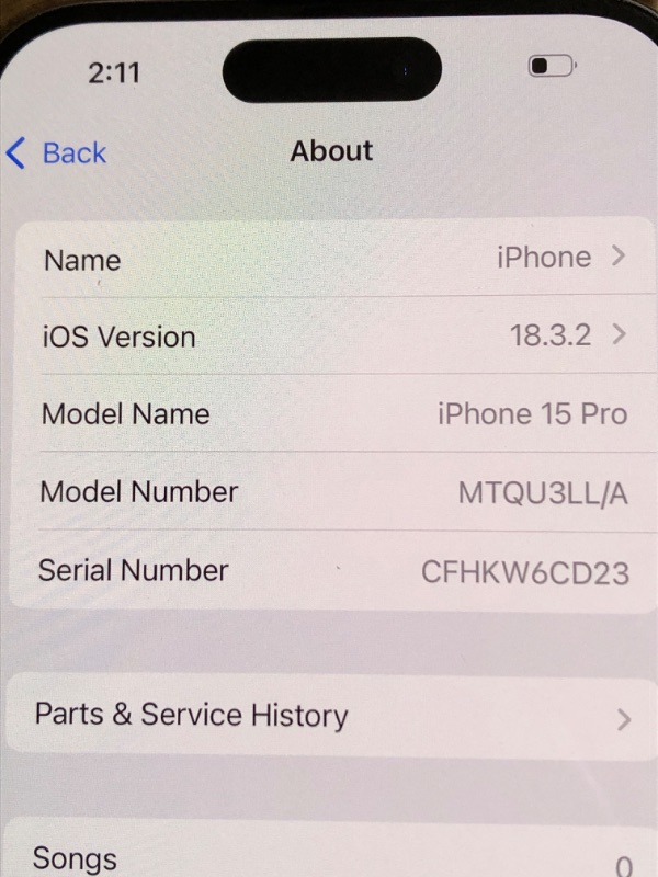 Photo 1 of Apple iPhone 15 Pro, 256GB, Natural Titanium - Unlocked (Renewed Premium)