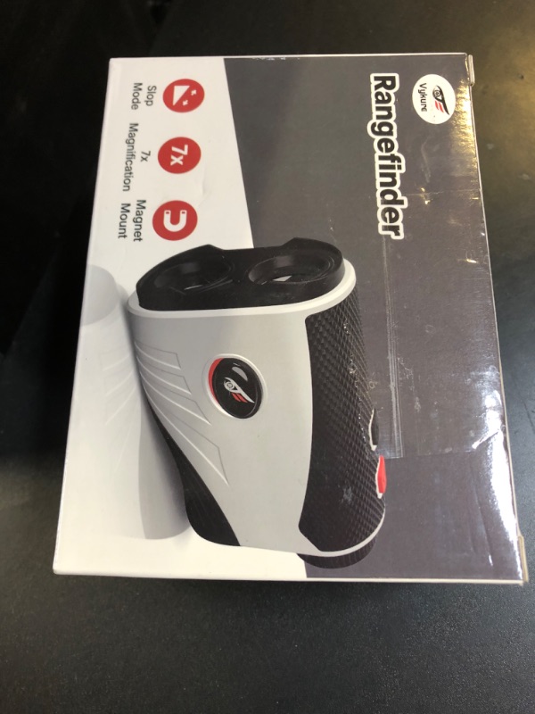 Photo 1 of Golf Rangefinder with Slope - 1200 Yards Laser Range Finder with Flag Pole Locking Vibration, 7X Magnification rangefinder with Magnet Stripe
