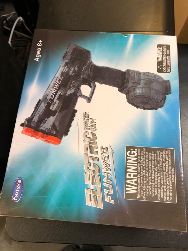 Photo 1 of Funwee Electric Water Guns for Kids, Long Range Powerful Water Squirt Gun, Strongest Full Automatic Water Pistol, High Powered Capacity 400+ Water Blaster, Summer Outdoor Swimming Pool Water Toy