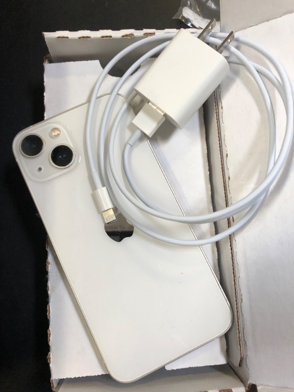 Photo 1 of Apple iPhone 13, 128GB, Starlight - Unlocked (Renewed)