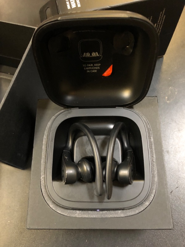 Photo 1 of Beats Powerbeats Pro Wireless Earbuds - Apple H1 Headphone Chip, Class 1 Bluetooth Headphones, 9 Hours of Listening Time, Sweat Resistant, Built-in Microphone - Black