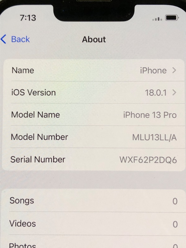 Photo 1 of Apple iPhone 13 Pro, 512GB, Graphite - Unlocked (Renewed)