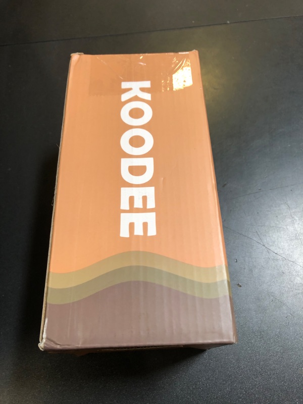 Photo 1 of koodee Water Bottle for School-12 oz Stainless Steel Vacuum Insulated Wide Mouth Water Flask with Leakproof Spout Lid (Black)