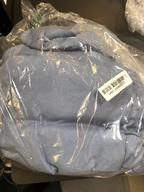Photo 1 of Bedsure Slate Blue Duvet Cover King Size - 3 Pieces Prewashed Extra Soft Bedding Set, Includes 1 Duvet Cover 104x90 Inches with Zipper Closure & 2 Pillow Shams, Comforter Not Included