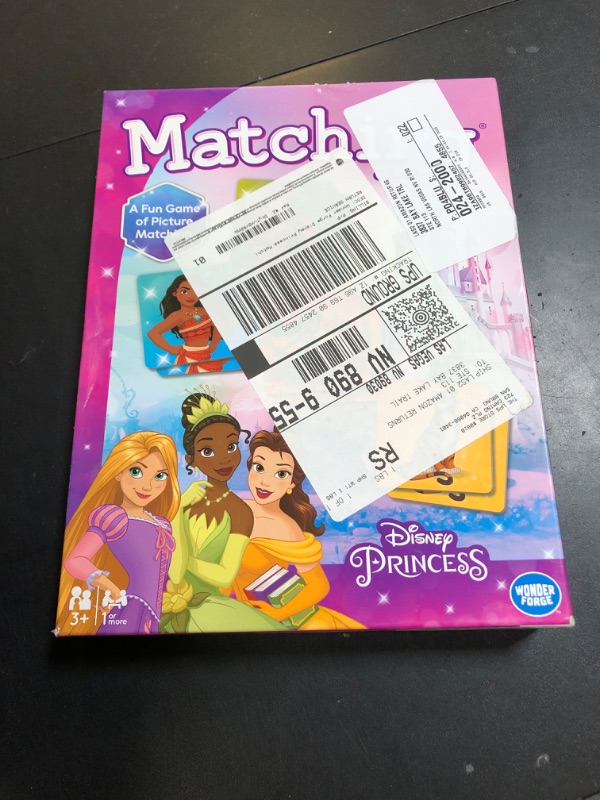 Photo 1 of Wonder Forge Disney Princess Matching Game-Fun & Quick Memory Game for Kids | Engaging Toy for Ages 3-5 Years | Features Beloved Disney Princesses | Ideal for Solo or Family Play (Packaging May Vary)