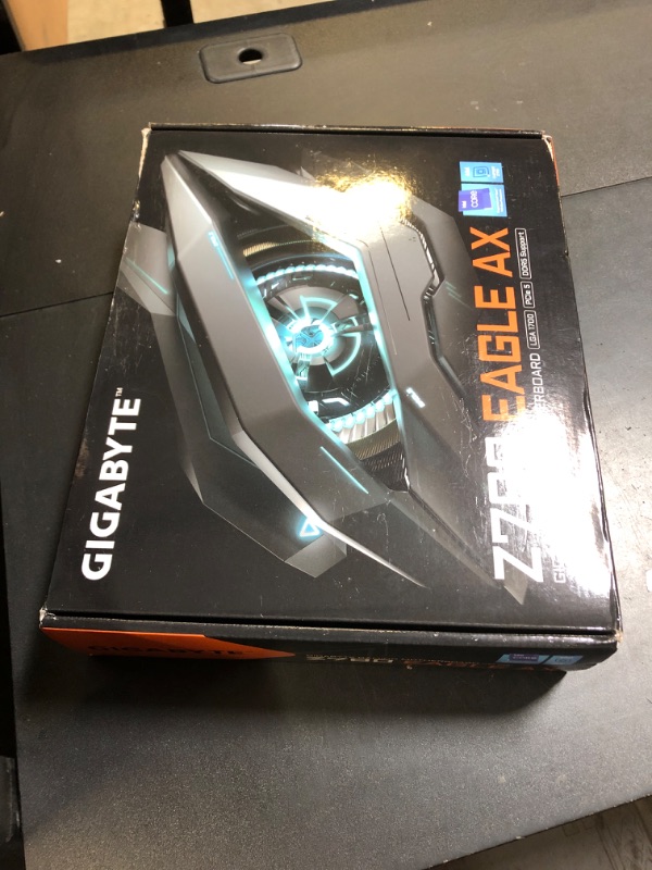Photo 1 of GIGABYTE Z790 Eagle AX LGA 1700 Intel Z790 ATX Motherboard with DDR5, M.2, PCIe 5.0, USB 3.2 Gen2X2 Type-C, Intel Wi-Fi 6E, 2.5GbE LAN, Q-Flash Plus, EZ-Latch