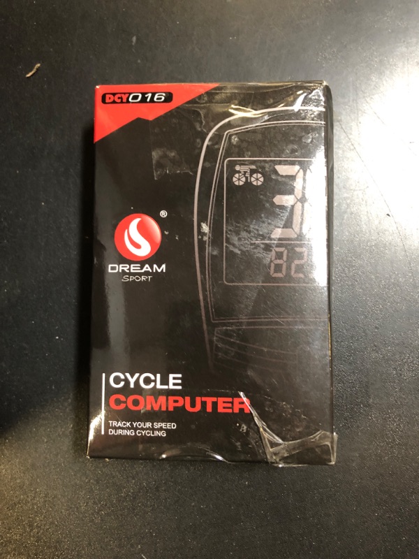 Photo 1 of DREAM SPORT Bike Computer Bicycle Speedometer and Odometer 16-Function Wired Bike Computer Waterproof DCY016 White