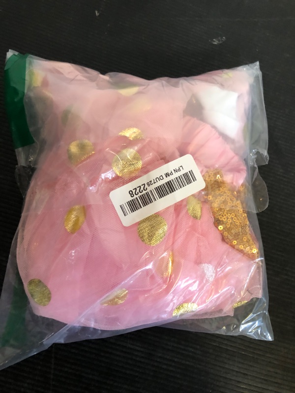 Photo 1 of XFGLCK Newborn My 1st Easter Skirt Outfit Baby Girl Bunny Letters Short Sleeve Bodysuit Tutu Skirt Headband Leg Warmers 4pcs (Pink, 0-3 Months)
