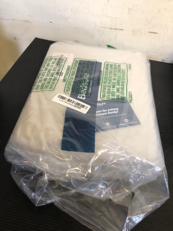 Photo 1 of Bedsure Linen Oversized Queen Duvet Cover - 3 Pieces Prewashed Extra Soft Bedding Set, Includes 1 Duvet Cover 98x98 Inches with Zipper Closure & 2 Pillow Shams, Comforter Not Included