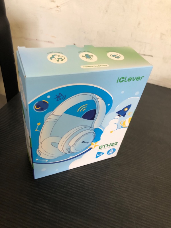 Photo 1 of iClever BTH22 Kids Bluetooth Headphones, 60H Play Time, USB C Fast Charging, Bluetooth 5.4, AUX Cord,Safe Volume 74/85 dBA,Over Ear Kids Headphones Wireless for iPad/Tablet/Travel/School, Pink
