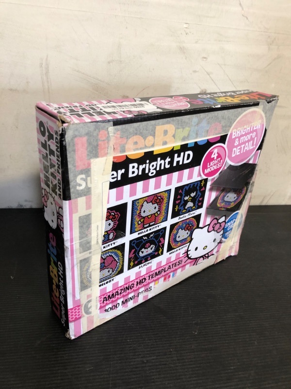 Photo 1 of Lite Brite Super Bright HD, Hello Kitty Edition - Create Art with Light, Enhances Creativity, Gift for Girls and Boys Ages 6+