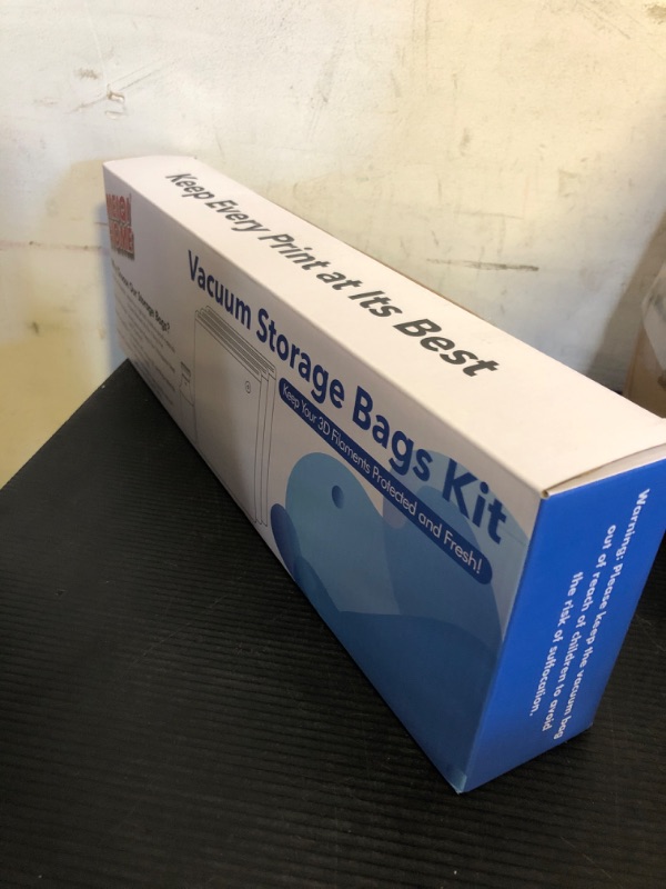 Photo 1 of Filament Storage Bags 30PCS, 3D Filament Vacuum Bags Kit (12.6"x13.4") with Air Pump, 30 Desiccants, 5 Sealing Clips for 3D Printer Filament Storage for Filament Dryer Box