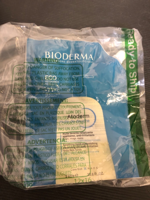 Photo 1 of Bioderma Atoderm Shower oil Eco refill Bag