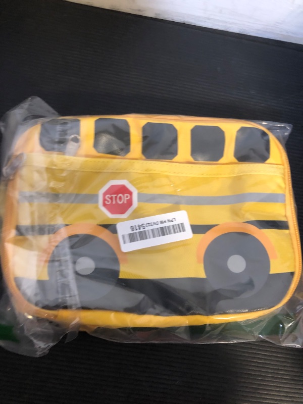 Photo 1 of Bluboon Insulated Lunch Box for Kids Boys Girls School Lunch Bags Reusable Cooler Thermal Meal Tote for Picnic (Yellow School bus)