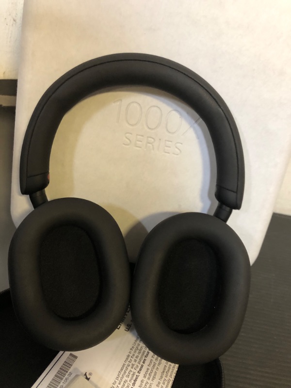 Photo 1 of Sony WH-1000XM5B Noise Canceling Wireless Headphones - 30hr Battery Life - Over-Ear Style - Optimized for Alexa and Google Assistant - Built-in mic for Calls - International Version - Charcoal Black