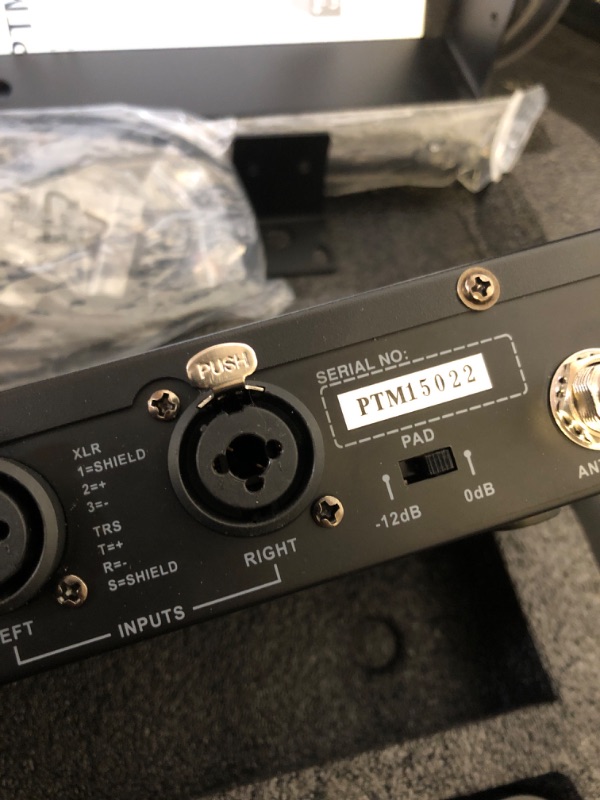 Photo 1 of Phenyx Pro UHF Stereo Wireless in Ear Monitor System, Wireless IEM, 900MHz Band Selectable Frequency, Rack Mountable, 160 ft. Operation, Suitable for Stage, Studio, Exhibit, Lecture, Speech (PTM-10)