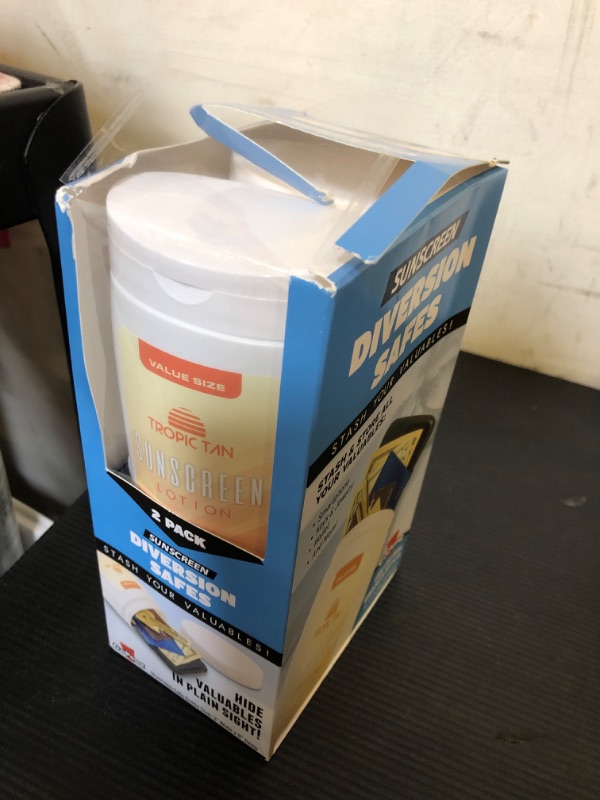 Photo 1 of GoPong Sunscreen Diversion Safe Bottles 2 Pack - Safely Hides Your Valuables