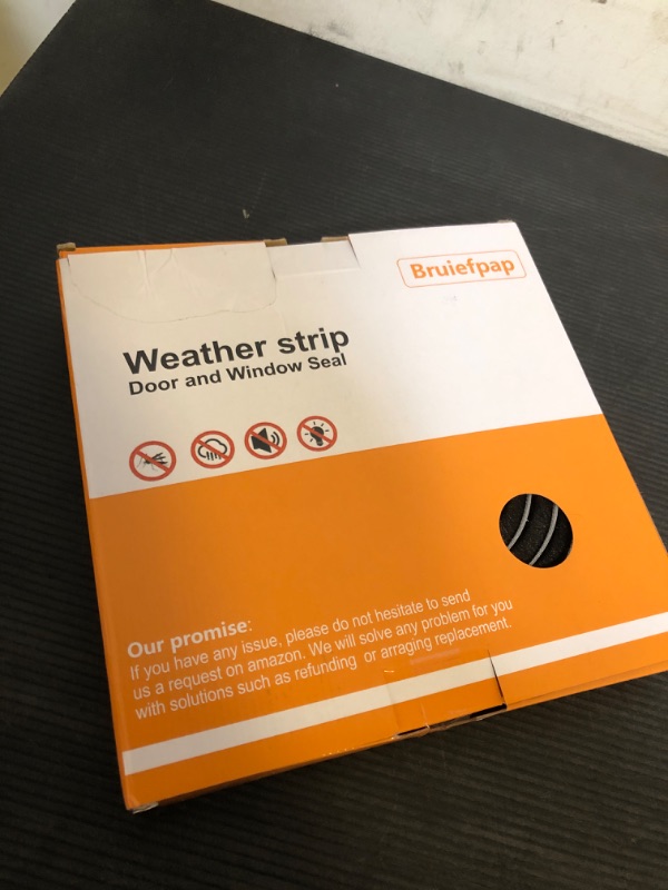 Photo 1 of 39.4FT Brush Weather Stripping, Neat Pile Self Adhesive Seal Strip for Windows and Door, Weatherstrip for Soundproofing, Windproof, Dustproof, Stronger Stickiness, 0.35'' Wide x 0.35'' Thick, Black