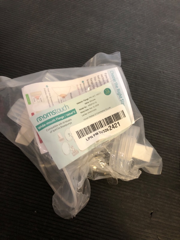 Photo 1 of Momstouch 13mm Flange and Duckbill Valve Compatible with Spectra S1 S2 9 Plus Breastpump Replacement to Spectra Pump Parts, Not Original, Replace Spectra Accessories.