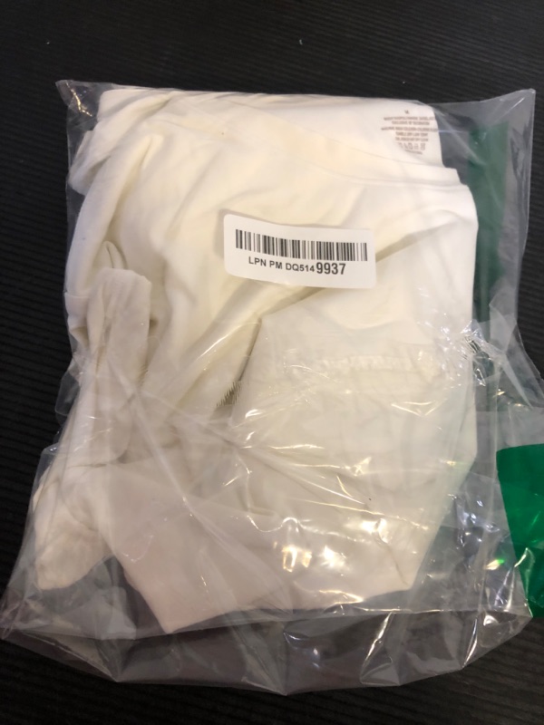 Photo 1 of SUUKSESS Women Short Sleeve Bodysuit Crew Neck Thong Body Suit Shirts Basic Tops (White, M)