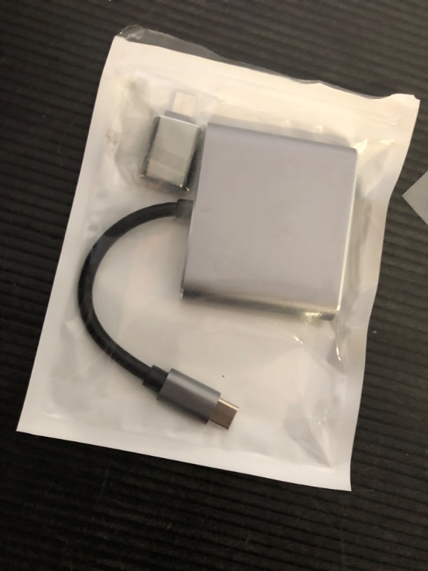 Photo 1 of USB C to HDMI Multiport Adapter Cable with Charging Port, USBC HDMI Adapter Converter for Mac iPad pro MacBook, 4K HDMI to USB C Hub Adapter for Monitor Laptop, USB-C to USB 3.0 Adapter 10Gbps Dongle