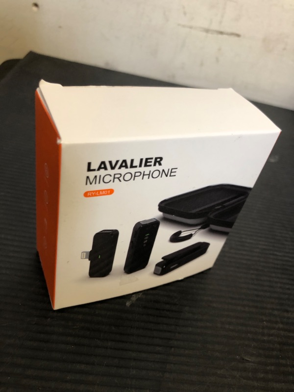 Photo 1 of Rythflo Wireless Lavalier Microphone for iPhone with Noise Cancellation, 100ft Transmission, 18H Battery Life, Wireless Lapel Microphone for Video Recording