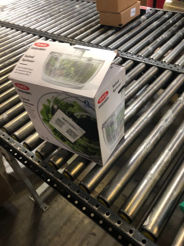 Photo 1 of OXO Good Grips Large Salad Spinner - 6.22 Qt., White