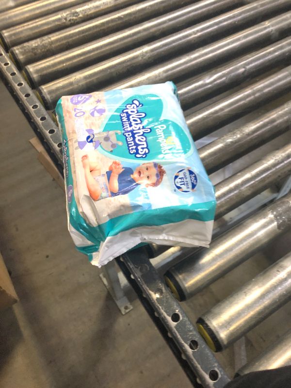 Photo 1 of Pampers Swim Diapers - Splashers - Size 2-3, 20 Count, Gap-Free Disposable Baby Swimming Pants