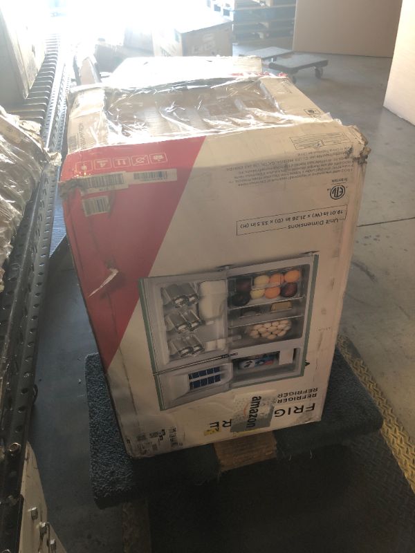 Photo 1 of Frigidaire EFR840 Retro Mini Fridge with Freezer & Side Bottle Opener - Small 2 Door Refrigerator for Office Bar or College Dorm Room - 3.2 Cu Ft, Mint