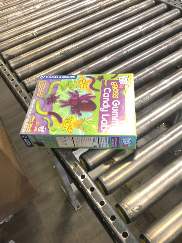 Photo 1 of Gross Gummy Candy Lab - Worms & Spiders! Sweet Science STEM Experiment Kit, Make Your Own Plant-Based Gummy Candies in Cool Shapes & Colors | Learn Chemistry | Looks Gross, Tastes Great