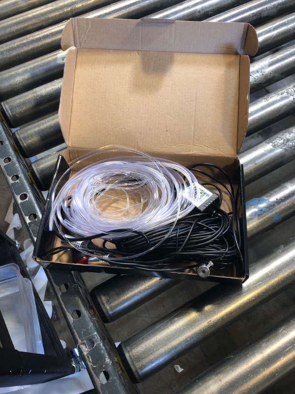 Photo 1 of Interior Car LED Strip Lights APP Control, 5 in 1 RGB 16 Million Colors Ambient Lighting Kit with 236 inches Fiber Optic, Music Mode Inside Car Lighting Decorations