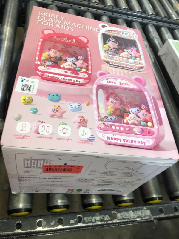 Photo 1 of Skirfy Claw Machines for Kids,Unicorns Toys for Girls Age 6+,Kids Arcade Games Mini Vending Machine with Squishy Toy Candy Dispenser Machine,Claw Game Machine,Easter Birthday Gifts for Girls Age 8-12