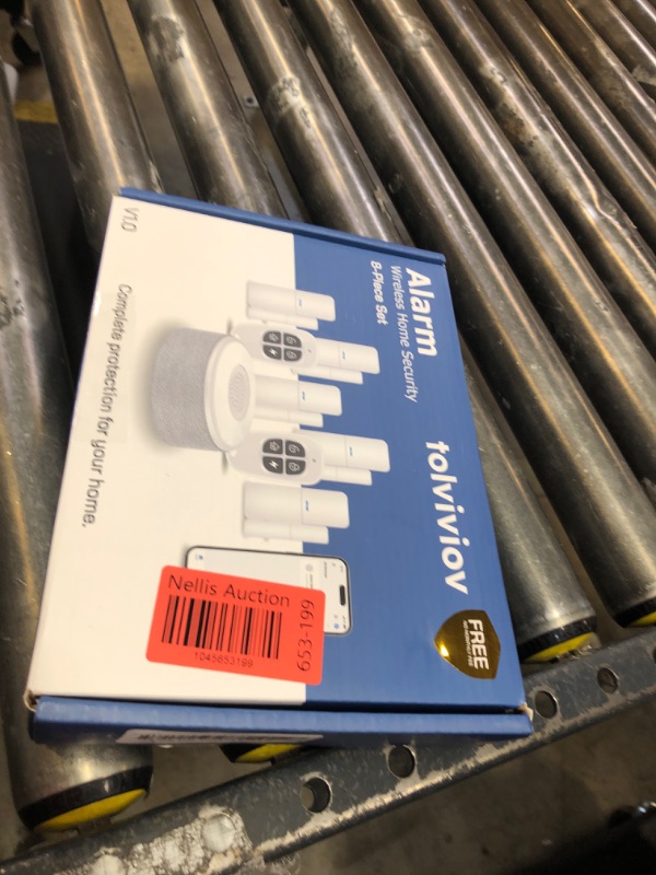 Photo 1 of WiFi Door Alarm System, Wireless DIY Smart Home Security System, with Phone APP Alert, 8 Pieces-Kit (Alarm Siren, Door Window Sensor, Remote), Work with Alexa, for House, Apartment, by tolviviov