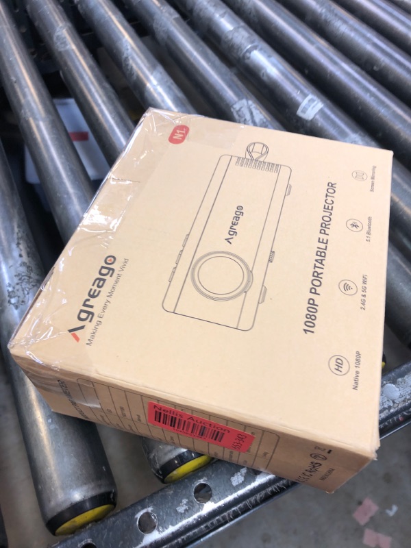 Photo 1 of 15000 Lumens Outdoor Movie Projector - Native 1080P HD Portable Projector with WiFi 6/Bluetooth 5.2, 300" Screen, ±15° Keystone | Compatible with iPhone, Android, Fire Stick, PS5, Xbox(USB-C Cable)