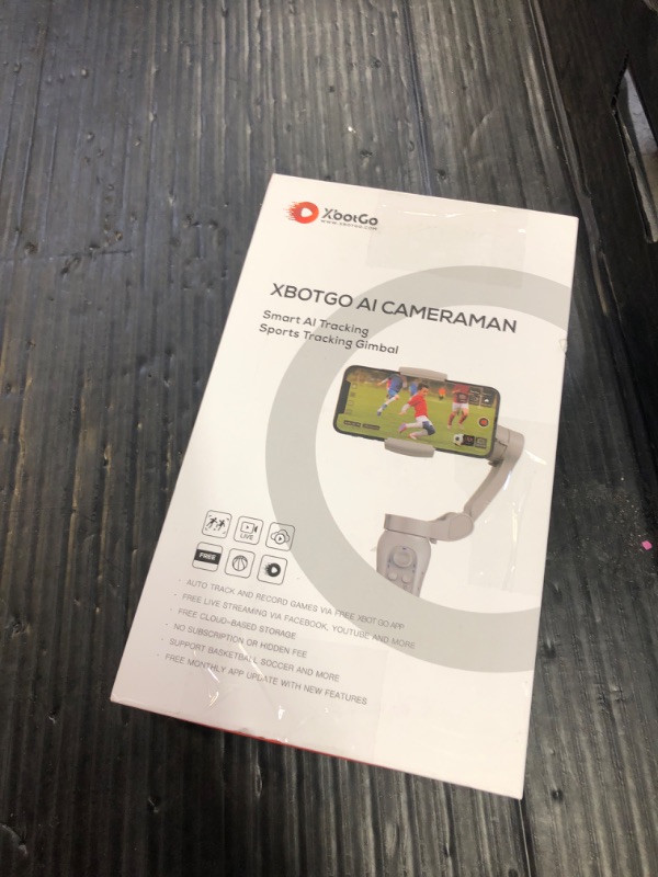 Photo 1 of AI Sports Gimbal Kit – Auto-Tracking with Player Tracking for Team Sports, Smartphone Stabilizer for Football & Basketball, Includes Remote Control, Compatible with iPhone 16 & Android (Gimbal Kit)