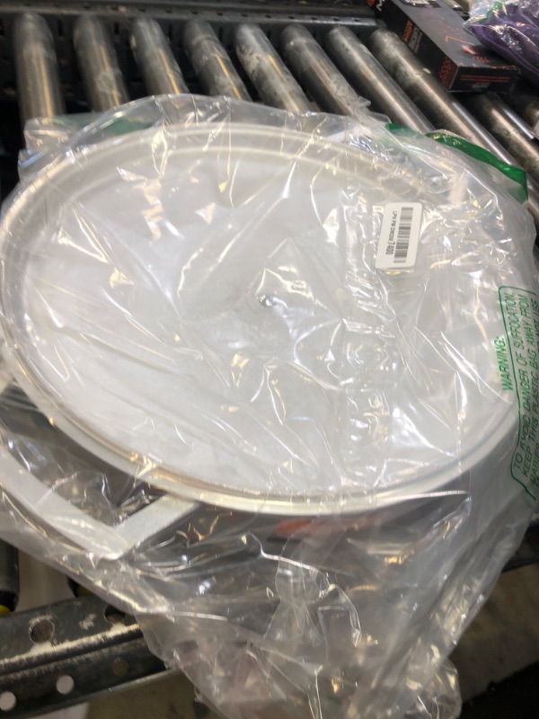 Photo 1 of IMUSA 7.5 Quart Traditional Natural Made in Colombia Caldero with Lid for Cooking and Serving,Silver