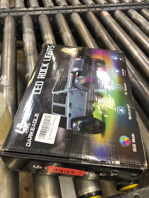 Photo 1 of 12 Pods Segmented Metal RGB LED Rock Lights Kit with APP/RF Remote Control, Upgraded Underglow Lights Waterproof Bright Multi Color 12v Alloy Underbody Lights for Trucks Pickup Jeep ATV UTV Golf Cart