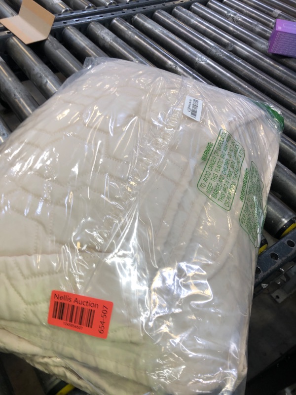 Photo 1 of Tcksstex Waterproof and Anti-Slip Dog Bed Cover and Pet Blanket Sofa Pet Bed Mat ?car Incontinence Mattress Protectors Furniture Couch Cover for Most Cats Dogs, Pets?52x82-Ivory?
