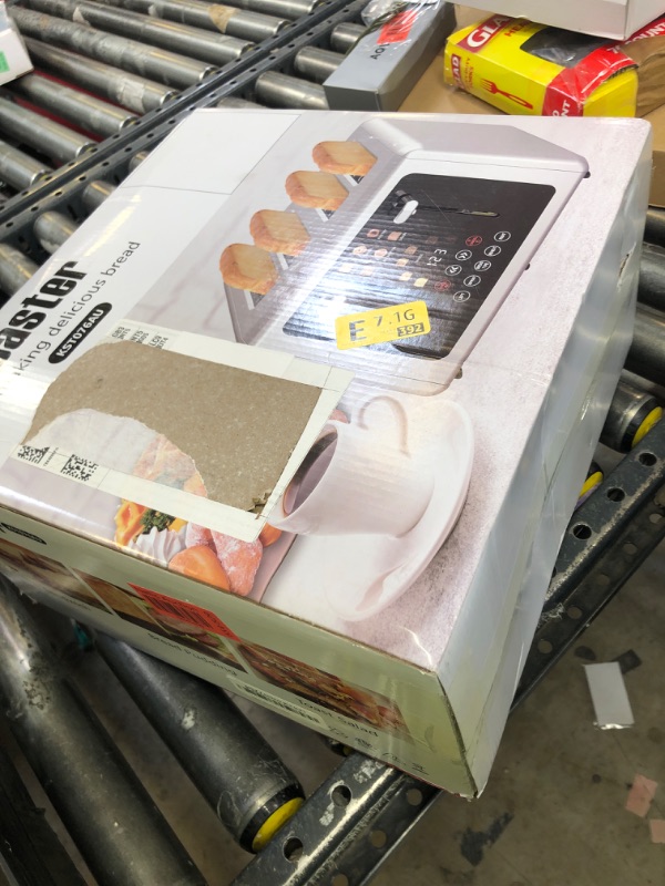 Photo 1 of WUNLY 4 Slice Toaster, Touchscreen & Dual Independent Control Panel?5 Basic Functions & Digital Countdown Toasters, 6 Shade Settings?6 Bread Types, Smart Bread Toaster Mute/Screen-Off ?Stainless Steel
