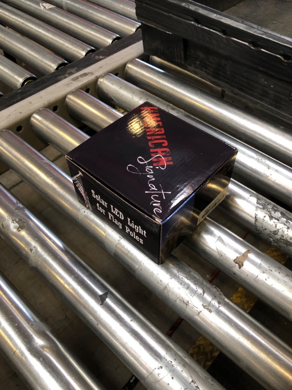 Photo 1 of American Signature Automatic Dusk to Dawn Solar Powered Flag Pole Light with Brighter LEDs - Fits Most 1” Diameter flagpoles - Mounts on Top (Universal Connector)