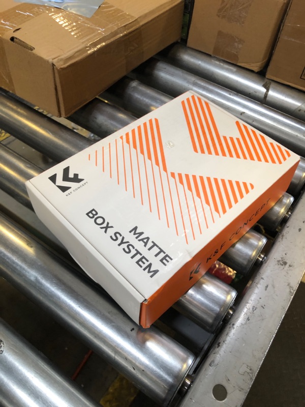 Photo 1 of K&F Concept Matte Box, DSLR Camera Matte Box with Carbon Fiber Top Flag, with 67/72/77/82/95mm Adapter Rings for 4x5.65 ND UV Filter/Circular Filter