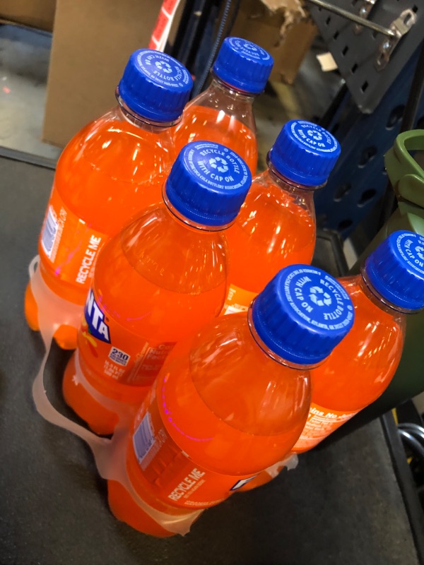 Photo 1 of Fanta Orange, 16.9 Fl Oz, Pack of 6 box lot full of 6 packs   12/25 date 