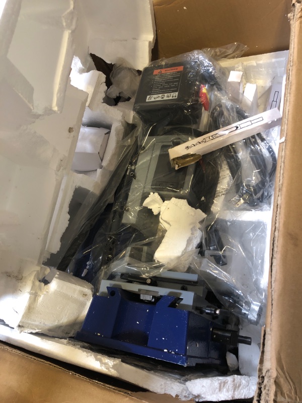 Photo 1 of VEVOR Woodworking Mortise Machine, 1/2 HP 1700RPM Powermatic Mortiser, With Movable Work Bench Benchtop Mortising Machine, For Making Round Holes Square Holes Or Special Square Holes In Wood