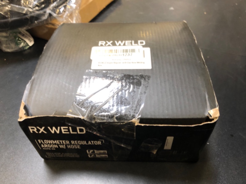 Photo 1 of RX WELD Argon Regulator Flowmeter Gas Gauge for Mig Tig Weld with Gas Welding Hose