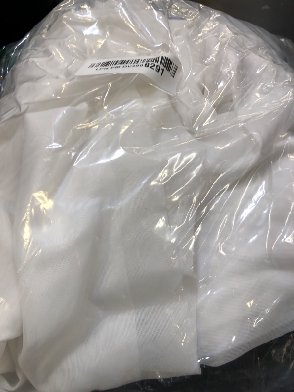 Photo 1 of OWENIE White Sheer Curtains 84 inches Long 2 Panels Set, Sheer White Curtains for Living Room/Bedroom, Rod Pocket Voile Sheer Panel Drapes, 2pcs, Each 42" W x 84" L