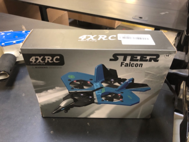 Photo 1 of V17 Jet Fighter Stunt Rc Plane for Kids 2.4GHz Foam Remote Control Rc Airplane with 2 Batteries, 360° Drop-Resistant Stunt Spin Remote & Light RC Airplane for 3 4 5 6 7 8 Years Old Kids